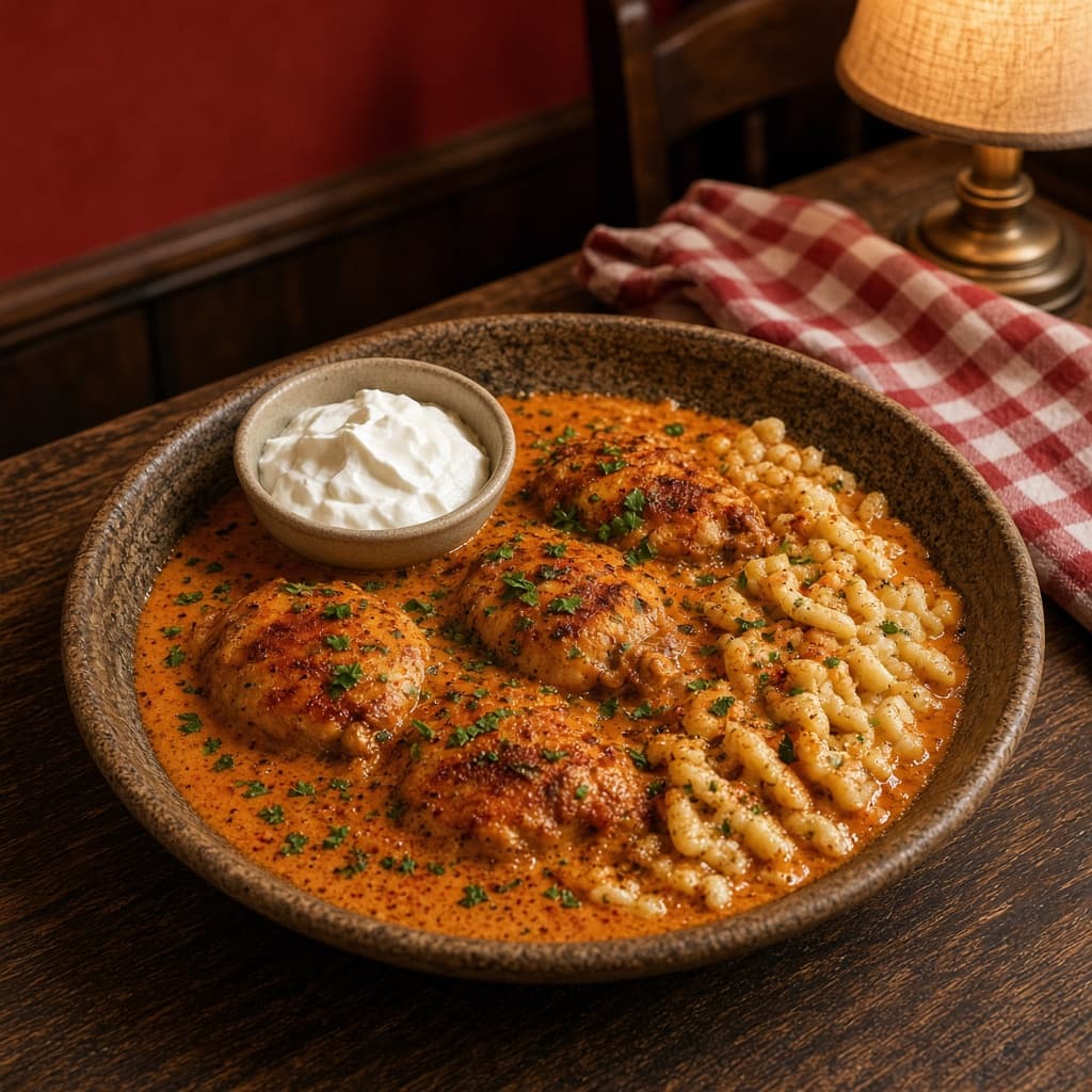 Chicken Paprikash