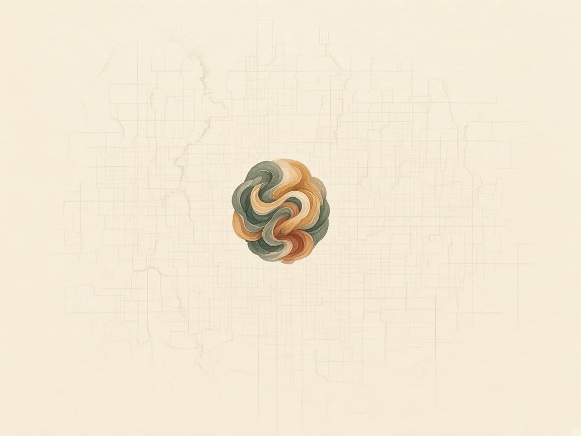 A small closed knot of taste, looping the same few paths over a quiet city